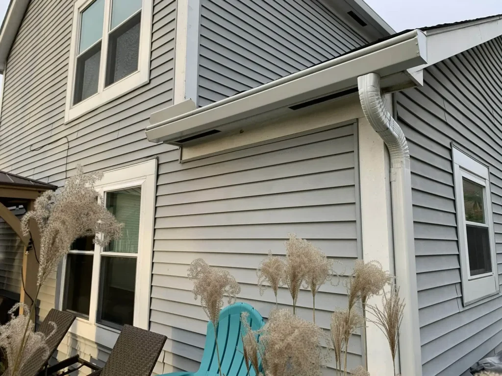 Two-story home with K-Guard gutters
